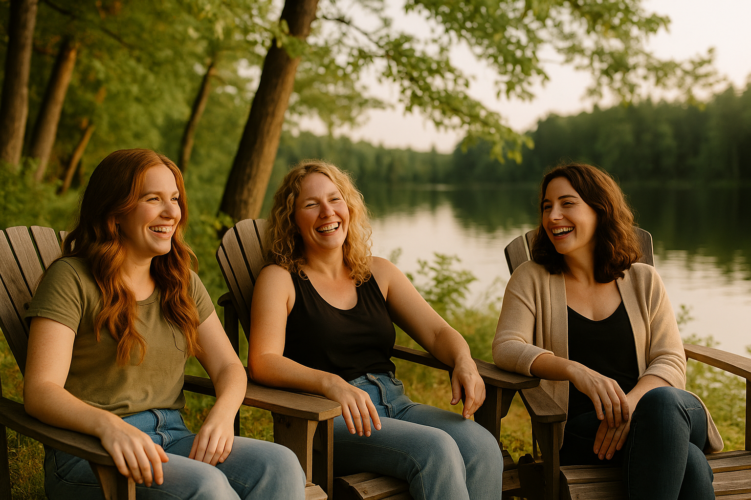 Group enjoying nature